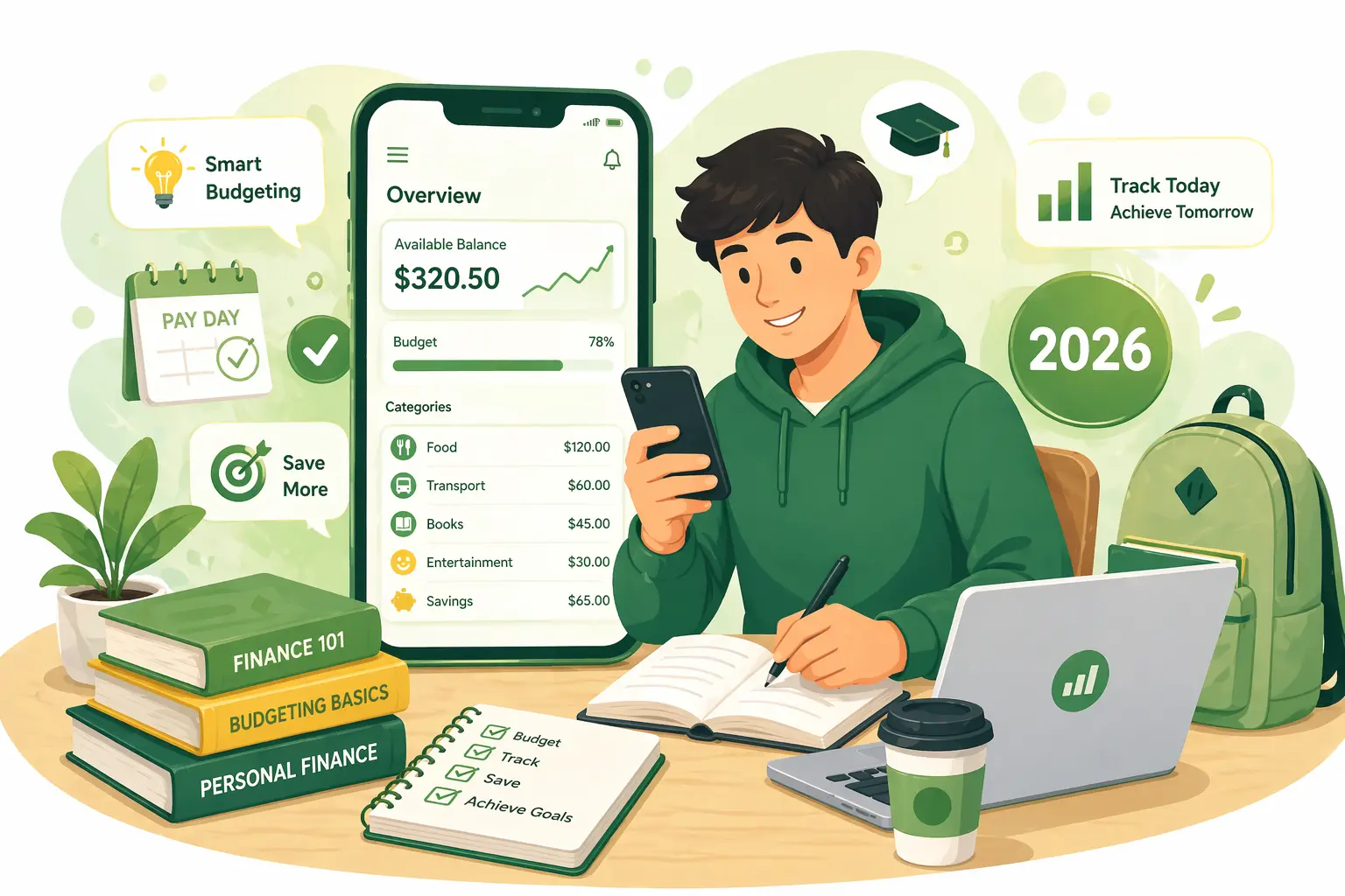 Preview graphic for Best Budgeting App for Students in 2026: Manage Money Without Stress