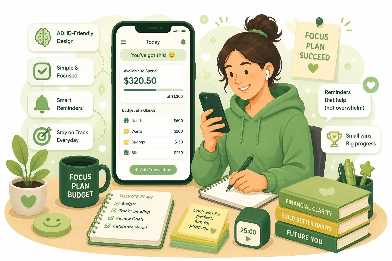 Preview graphic for Best Budgeting App for ADHD: Money Management That Works With Your Brain